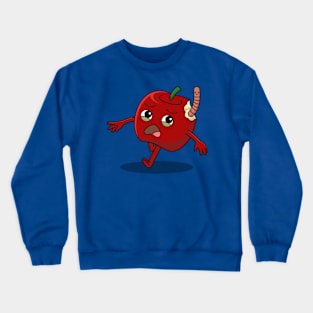 Apple and worm Crewneck Sweatshirt